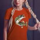 Halas_pólók_Csuka_mintás_női_póló_