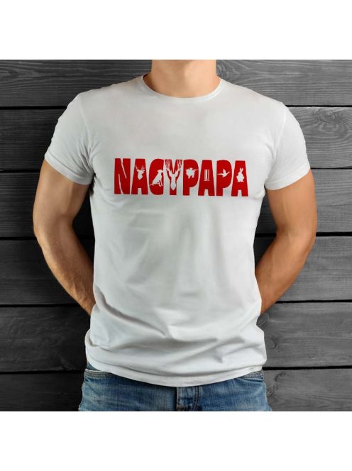 Póló vadász nagyszülőnek_Nagypapa