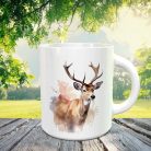 Ajándék_vadásznak_Egyedi_őz_mintás_bögre_