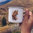 Ajándék_vadásznak_Egyedi_rókás_bögre_