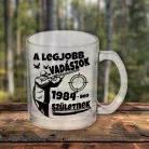 Évszámos_bögre_Legjobb_vadászok_születnek_
