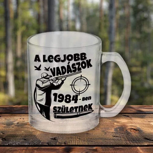 Évszámos_bögre_Legjobb_vadászok_születnek_