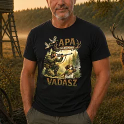 Vadász póló Apáknak - Apa a legjobb vadász