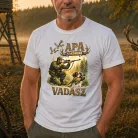 Vadász póló Apáknak - Apa a legjobb vadász