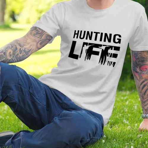 Ajándék_vadásznak_Hunting_life_póló_