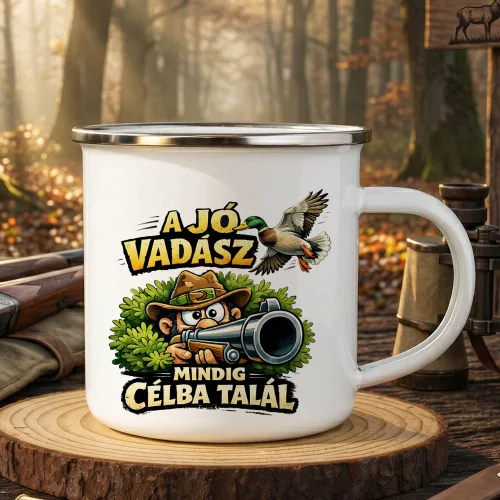 Vadász bögre - A vadász mindig célba talál