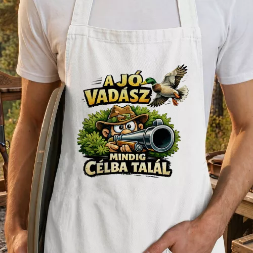Vadász kötény - A vadász mindig célba talál