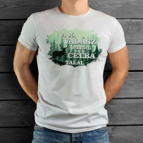 Feliratos_pólók_A_jó_vadász_célba_talál_