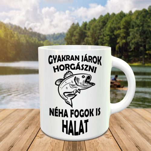 Vicces_pecás_bögre_Néha_halat_is_fogok_