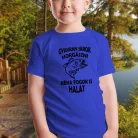 Vicces_pecás_gyerek_póló_Néha_halat_is_fogok