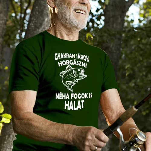 Vicces_pecás_póló_Néha_halat_is_fogok_