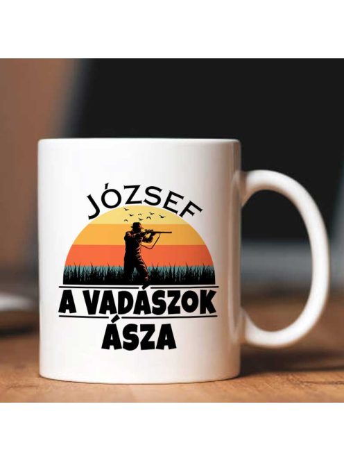 Névre szóló bögre_Vadászok ásza_