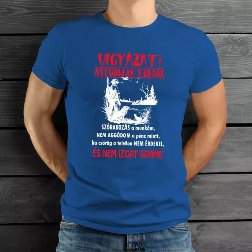 Humoros_vadász_pólók_Nyugdíjas_vadász_