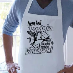 Feliratos_vadász_kötény_Nem_kell_terápia_