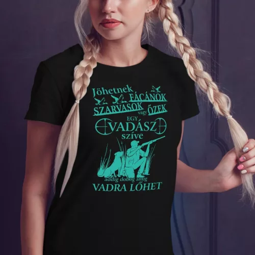 Vadász_női_pólók_Jöhet_fácán_szarvas_őz_