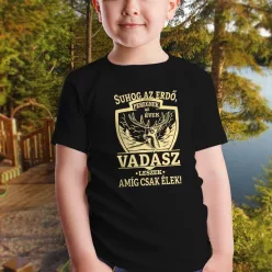 Szarvasos_gyerek_póló_Vadász_leszek_