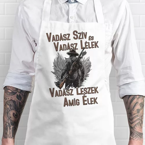Vadász_ajándék_Vadász_szív_és_lélek_kötény_