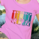 Vintage_mintás_pecás_női_póló_Fishing_