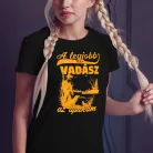 Apás_női_póló_Legjobb_vadász_az_apukám_