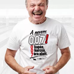 Pecás póló - 007 Ügynök