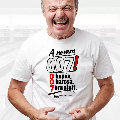 Pecás póló - 007 Ügynök