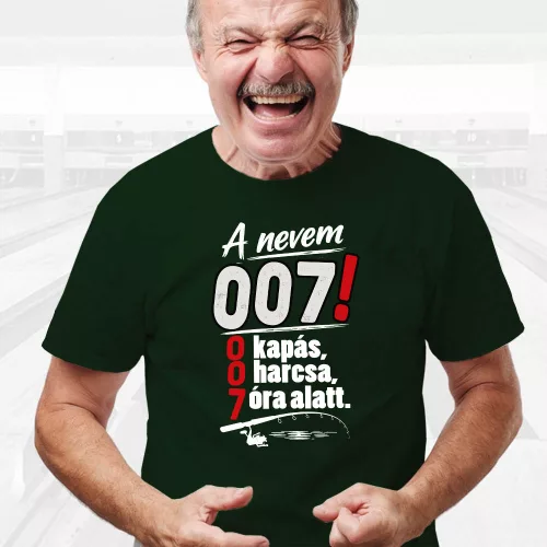 Pecás póló - 007 Ügynök