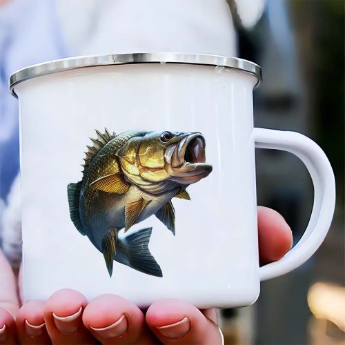 Halas_ajándék_Csuka_mintás_bögre_