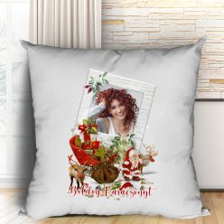 Egyedi_párna_fényképpel_Karácsonyi_ajándék_