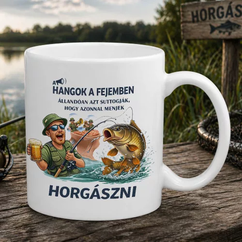 A hangok a fejemben állandóan azt suttogják, hogy... bögre