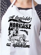 Horgász kötény_A legjobb horgász az apukám 