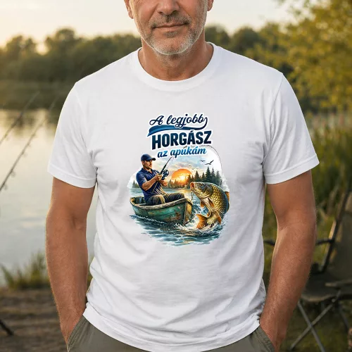 A legjobb horgász az apukám póló