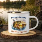 Elmentem horgászni majd holnap befejezem bögre