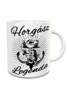 Ajándék horgászoknak_Horgász legenda bögre_