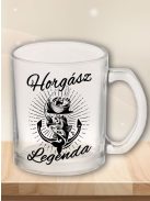 Ajándék horgászoknak_Horgász legenda bögre_