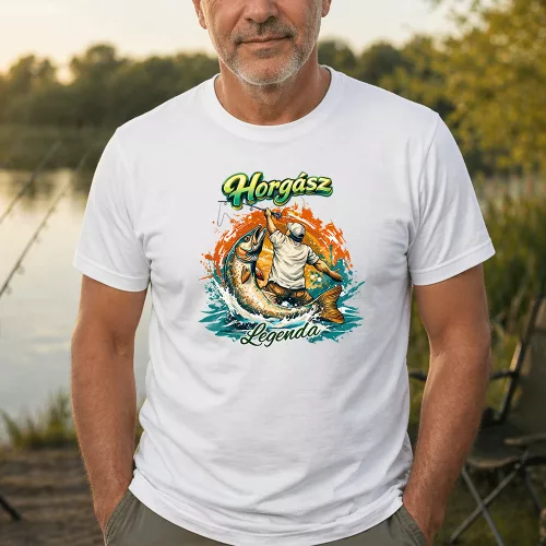 Horgász legenda póló