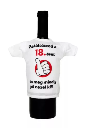 Ajándék_18._születésnapra_Vicces_üvegpóló_