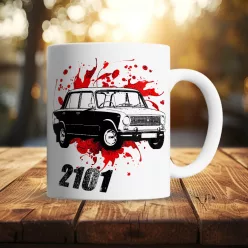 Autós_ajándék_Lada_2101_bögre_
