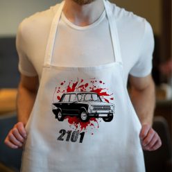 Autós_ajándék_Lada_2101_kötény_