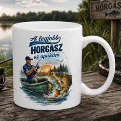 A legjobb horgász az apukám bögre