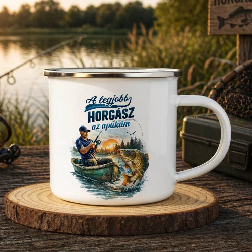 A legjobb horgász az apukám bögre