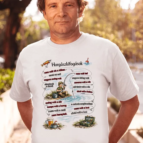 Ajándék_horgászoknak_Horgász_kifogások_póló_