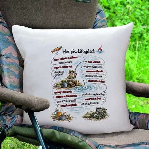 Ajándék_horgásznak_Horgász_kifogások_párna_