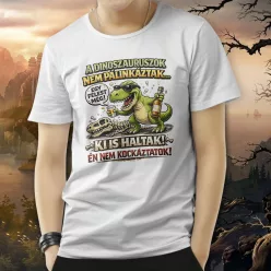 Vicces_dinós_ajándék_Pálinkás_póló_
