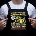 Vicces_dinós_ajándék_Pálinkás_kötény_
