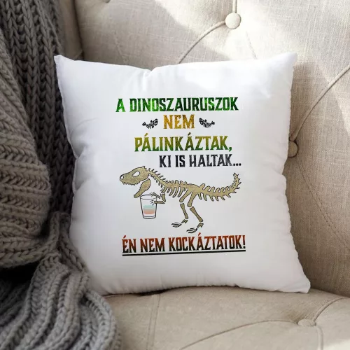 Vicces_dinós_ajándék_Pálinkás_párna_
