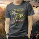 Vicces_dinós_ajándék_Pálinkás_póló_