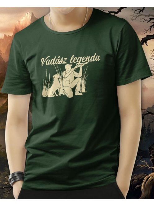 Ajándék vadásznak_Vadász legenda póló 