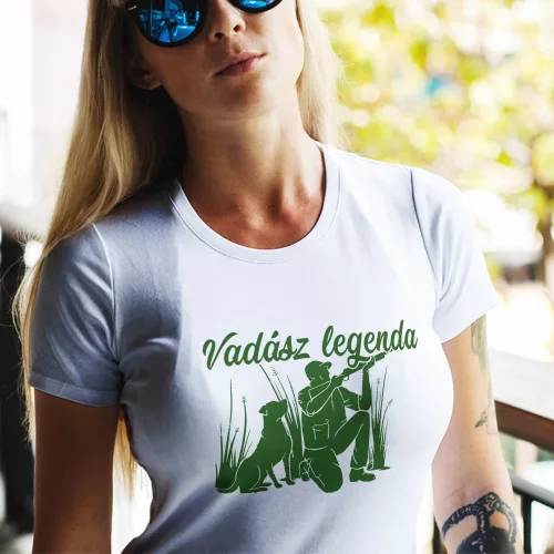 Ajándék_vadásznak_Vadász_legenda_női_póló_