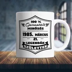 Egyedi_ajándék_Legendás_születésnapi_bögre_