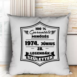Egyedi_ajándék_Legendás_születésnapi_párna_